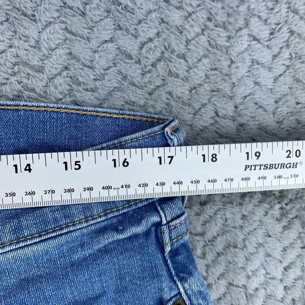 Hollister Slim Straight Epic Flex Jeans Men 33x30 (Fits 34x29) Blue Stretch Fade